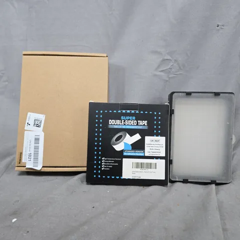 APPROXIMATELY 10 ASSORTED HOUSEHOLD ITEMS TO INCLUDE SUPER DOUBLE-SIDED TAPE, PANEL ADHESIVE PRO, ETC - COLLECTION ONLY