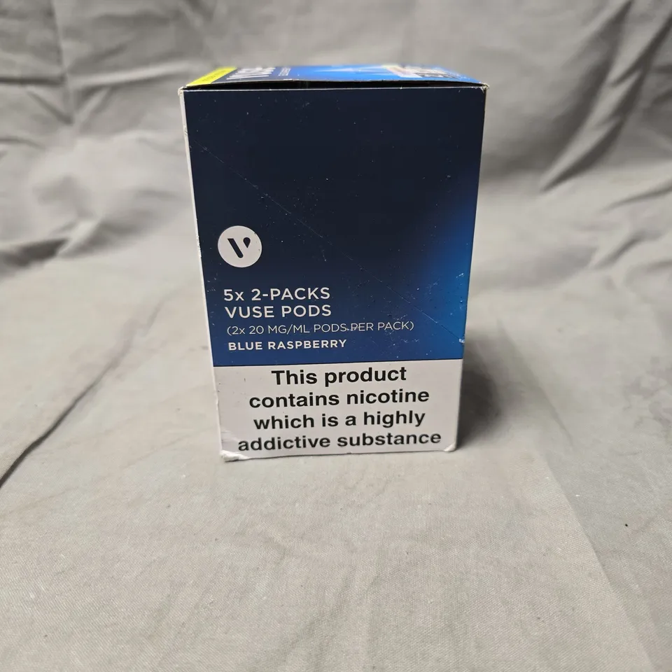 VUSE BLUE RASPBERRY VAPE PODS – 5X2-PACK 20MG/ML