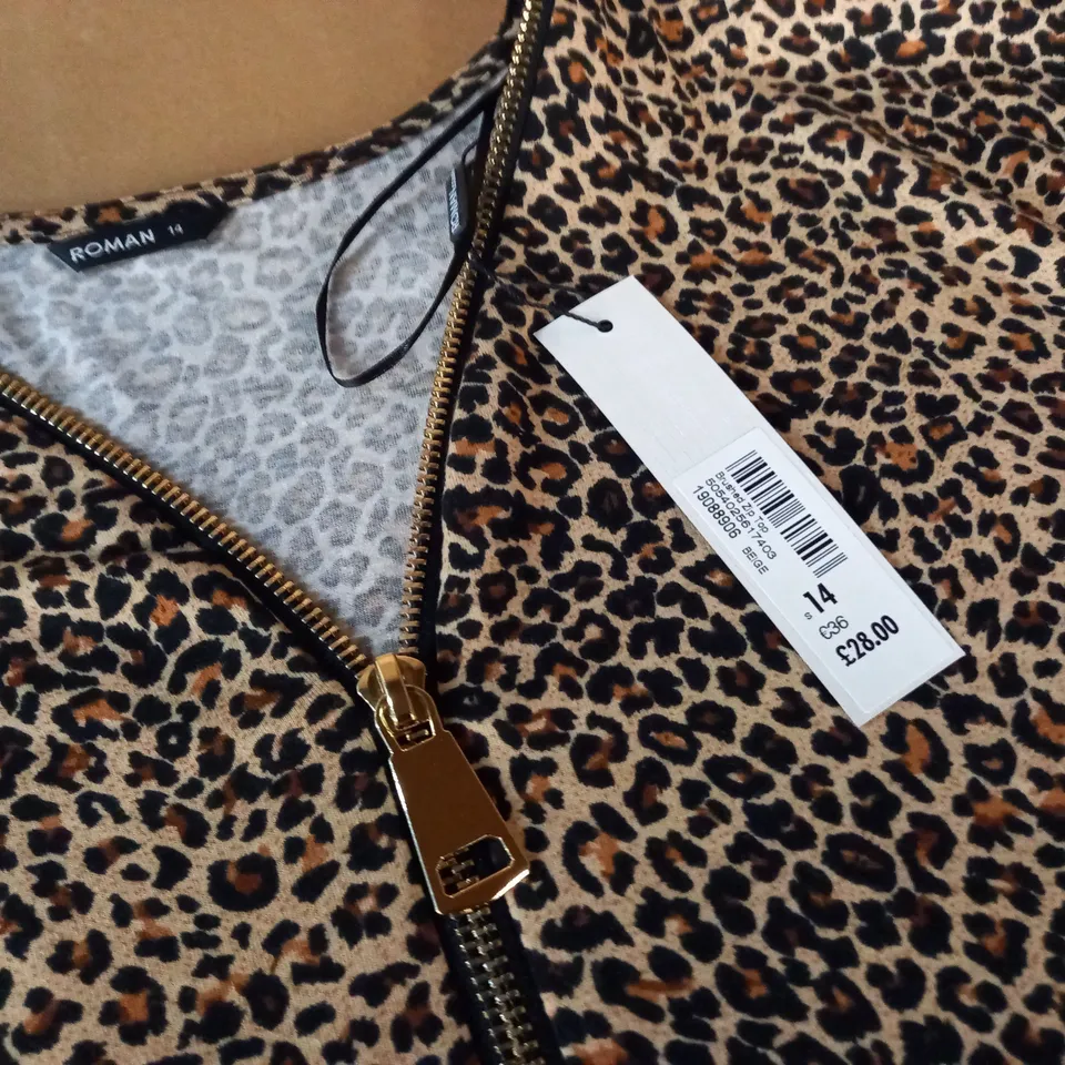 ROMAN BRUSHED ZIP TOP - 14