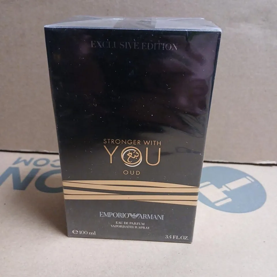 BOXED AND SEALED EMPORIO ARMANI STRONGER WITH YOU OUD EAU DE PARFUM 100ML
