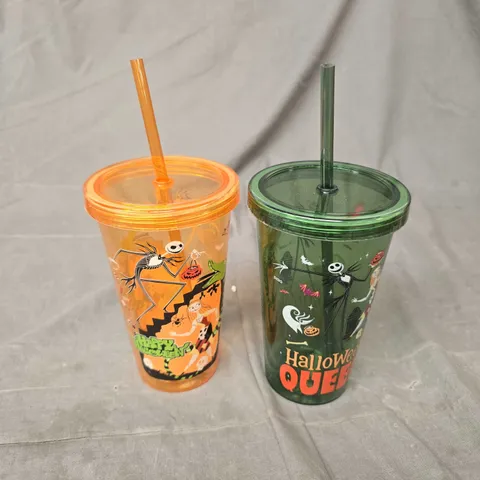 4 X BOXED DISNEY THEMED TUMBLERS - 2 TUMBLERS PER BOX