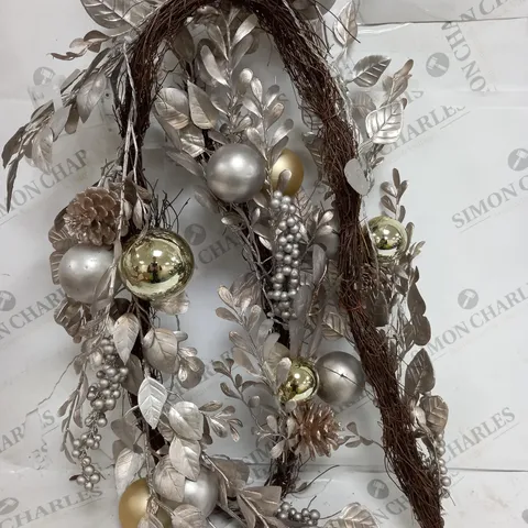 6FT CHAMPAGNE GOLD PRE LIT GARLAND