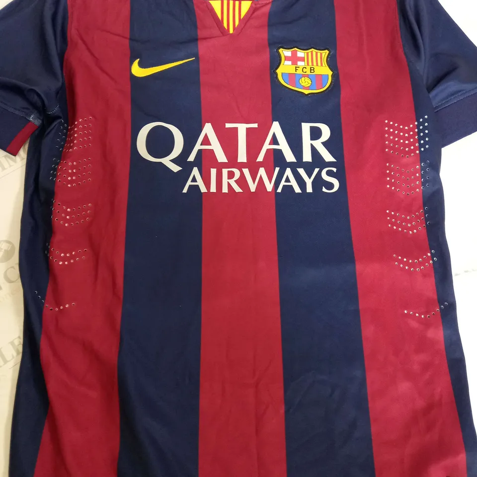 NIKE BARCELONA FOOTBALL CLUB SHIRT - NEYMAR JR 11 - SMALL