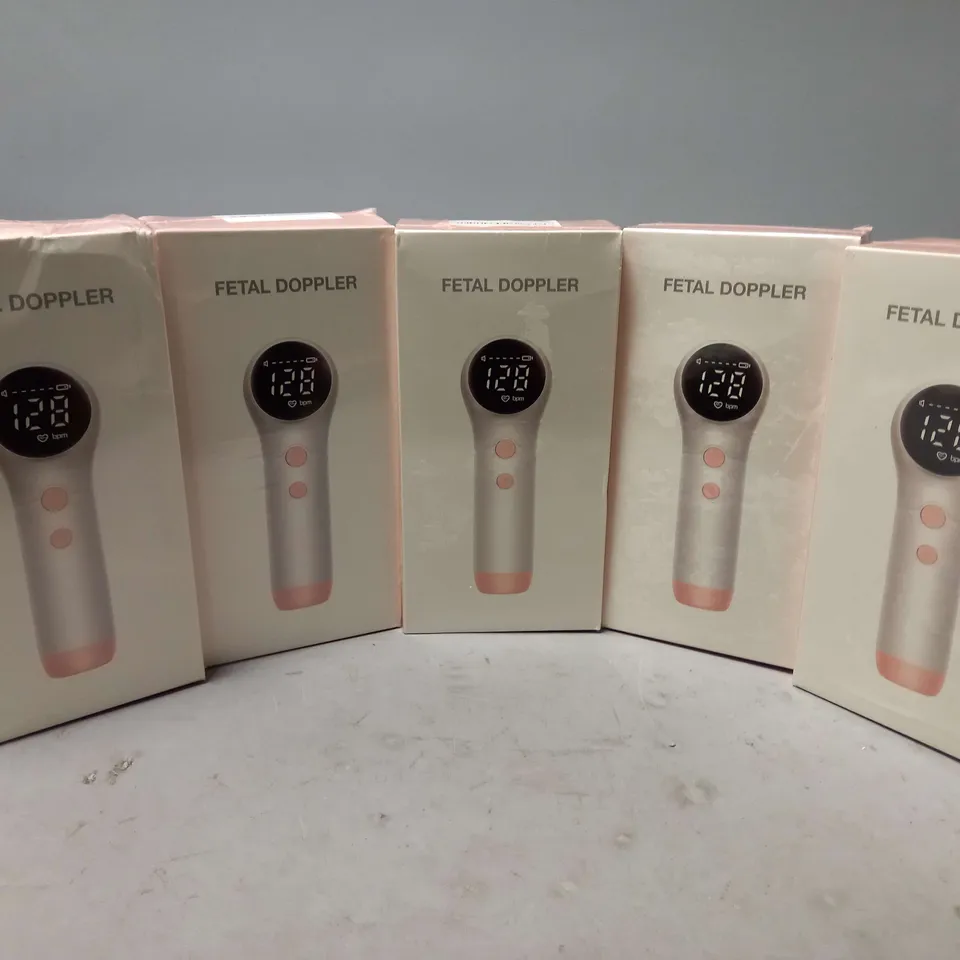 5 BOXED AND SEALED FETAL DOPPLER'S (UK-25 ON)