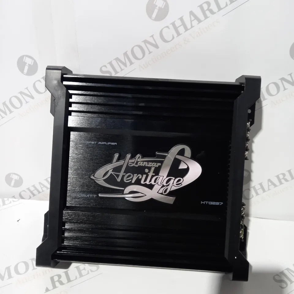 BOXED LANZAR HERITAGE HTG237 2 CHANNEL MOSFET AMPLIFIER 