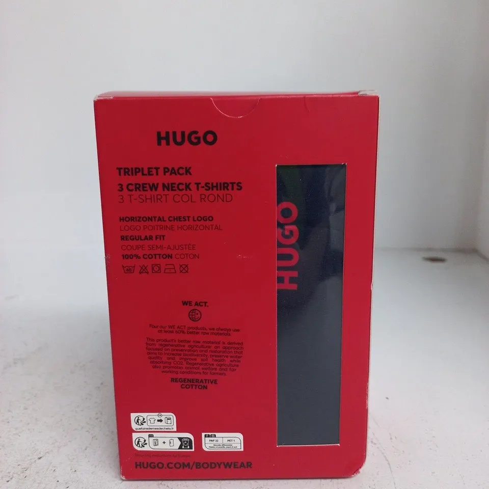 HUGO BOSS 3 PACK CREW NECK T SHIRTS XL