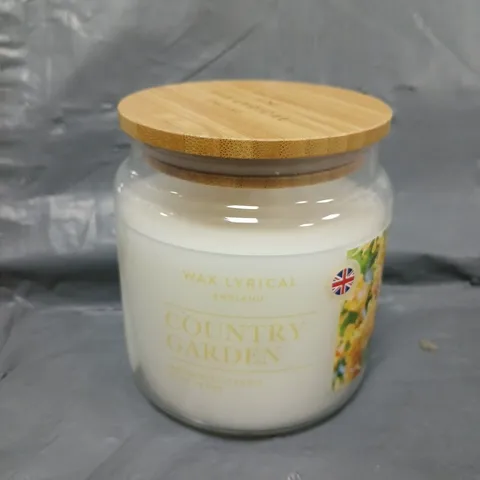 4 WAX LYRICAL COUNTRY GARDEN FRAGRANCED CANDLES (4X335G) - COLLECTION ONLY