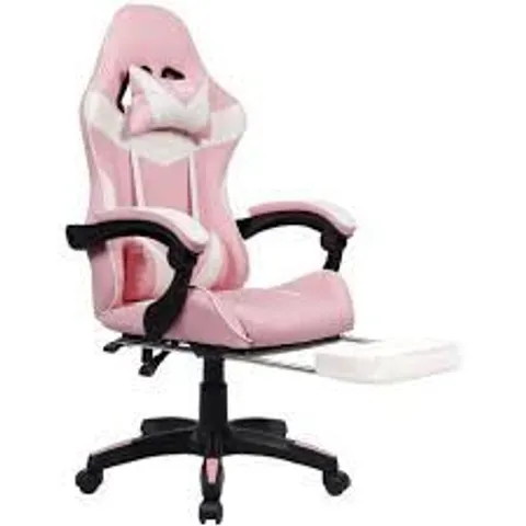 BOXED NEO SIT BETTER WORK HARDER GAMING LOUNGER CHAIR IN PINK 