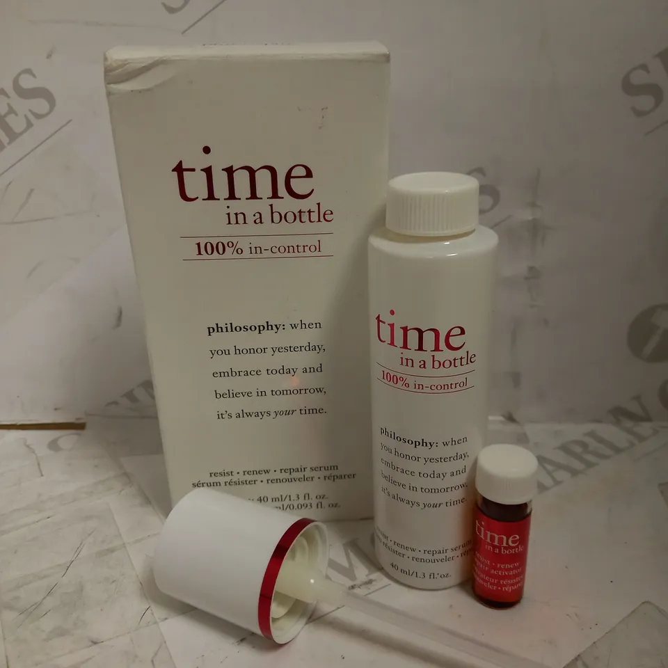 PHILOSOPHY TIME IN A BOTTLE DAILY AGE-DEFYING FACE SERUM 40ML