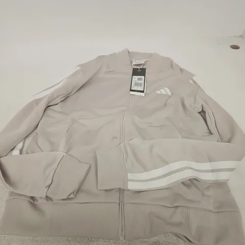 ADIDAS WOMEN'S ZIP TRACK JACKET – S