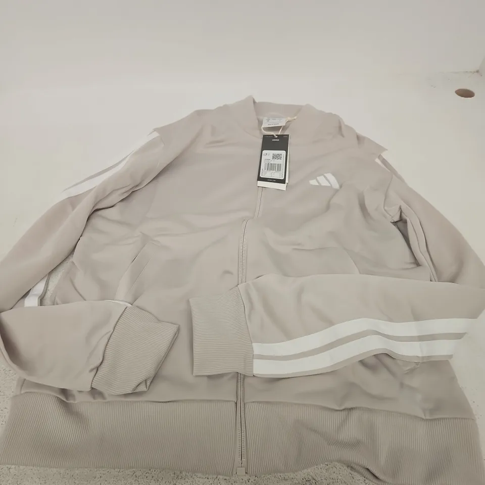 ADIDAS WOMEN'S ZIP TRACK JACKET – S
