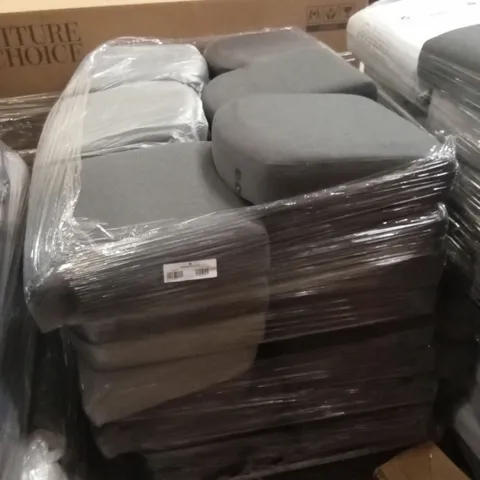 PALLET OF ASSORTED DESIGNER DINING CHAIRS PARTS AND PIECES 