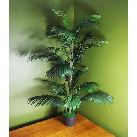 BOXED 140cm FAUX PALM PLANT IN POT (1 BOX)