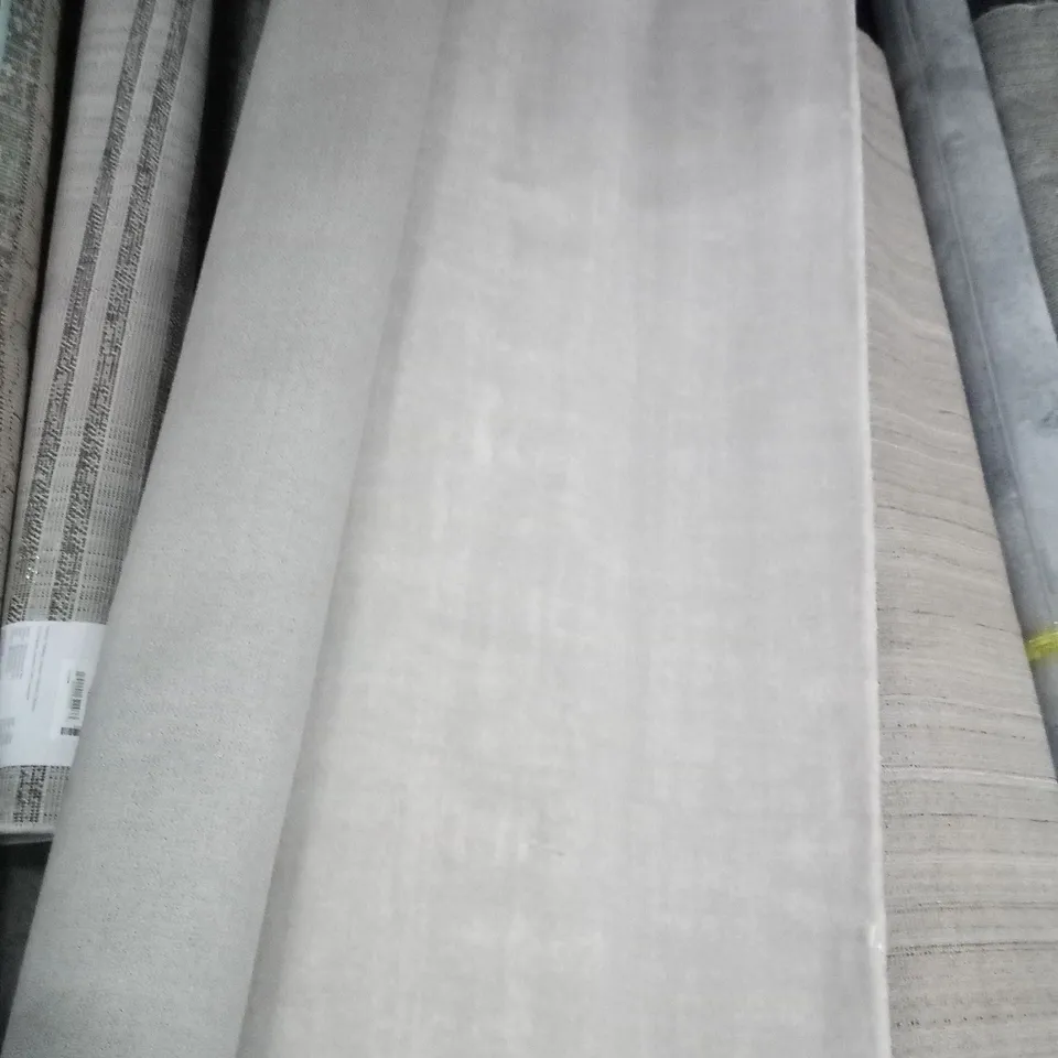 TIFFANY LOW PILE SEMI_PLAIN SHAGGY CREAM RUG SIZE UNSPECIFIED 