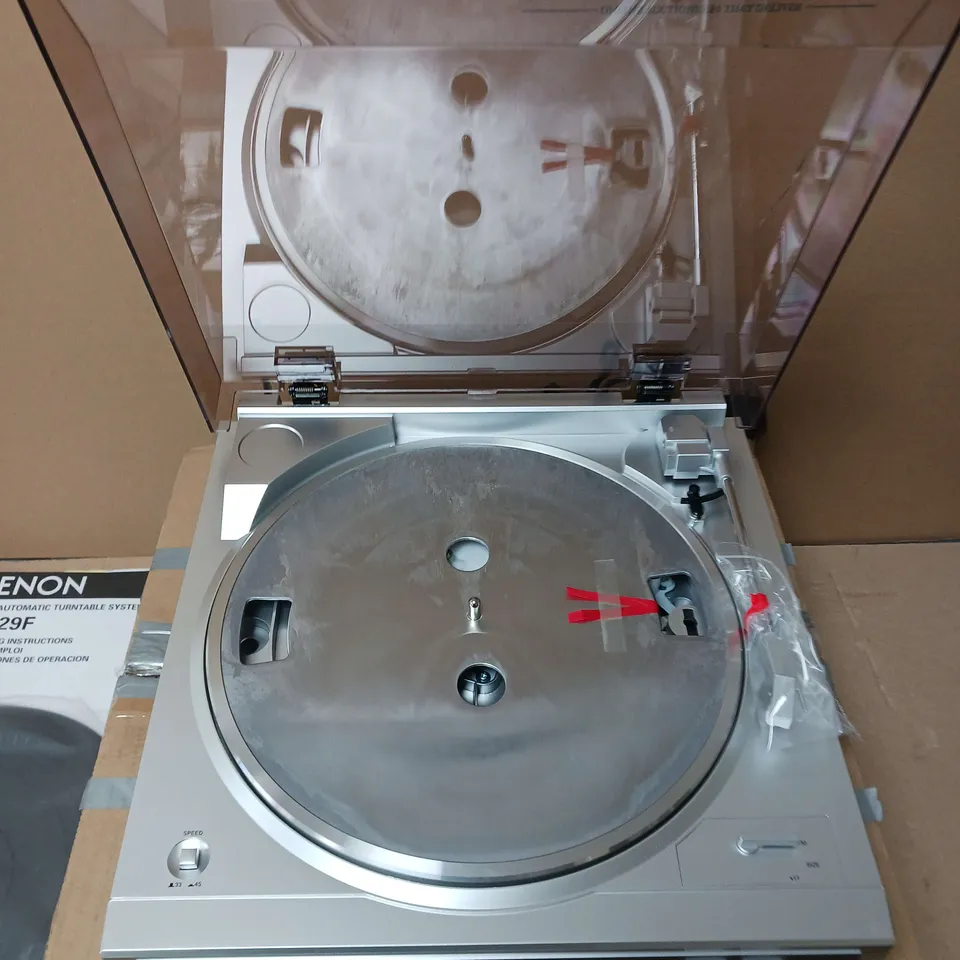 DENON DP29F SILVER TURNTABLE