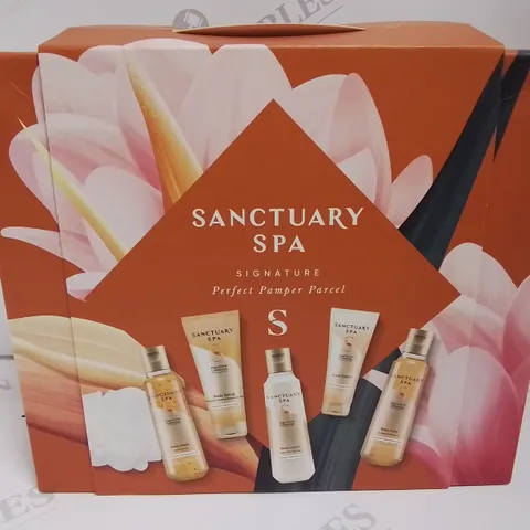BOXED SANCTUARY SPA SIGNATURE PERFECT PAMPER PARCEL GIFT SET