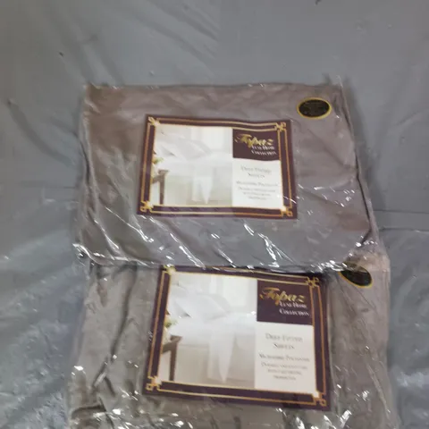 APPROXIMATELY 15 ASSORTED TOPAZ LUXE HOME COLLECTION DEEP FITTED SHEETS