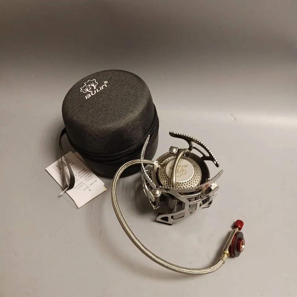 BOXED BULIN PORTABLE STOVE WITH CASE 