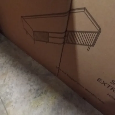 BOXED DUNHELM GEORGI EXTRA WIDE TV UNIT - NATURAL (1 BOX)