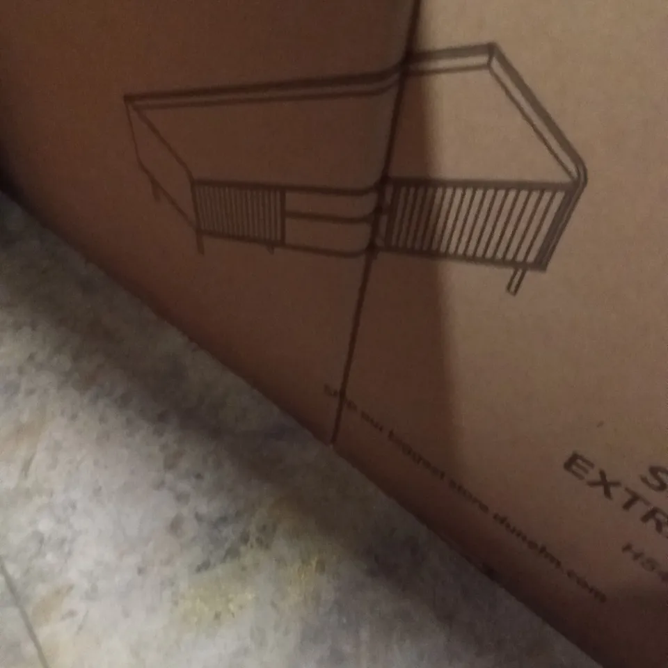 BOXED DUNHELM GEORGI EXTRA WIDE TV UNIT - NATURAL (1 BOX)