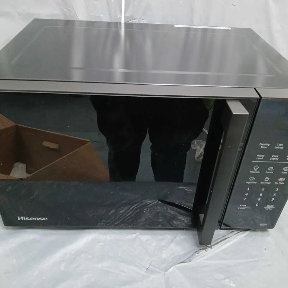 HISENSE 23 LITRE MICROWAVE, BLACK [H23MOBS5HUK]- BOXED RRP £109