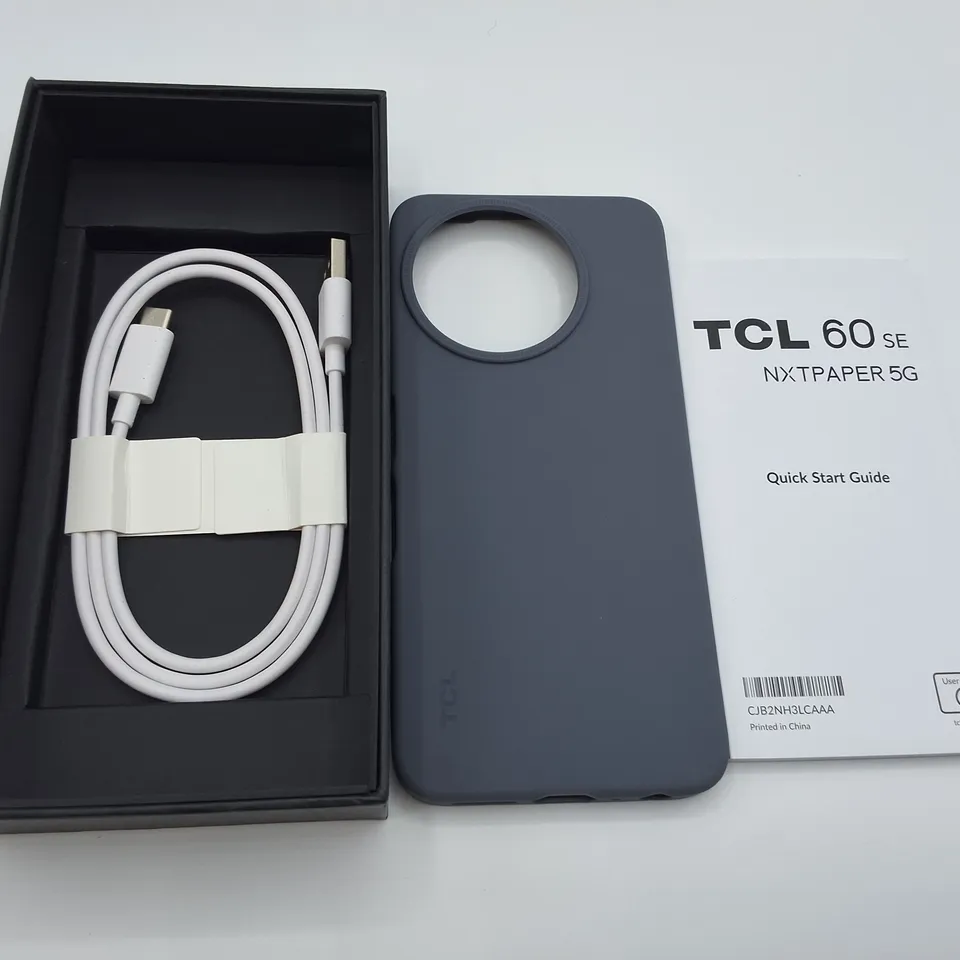 BOXED TCL 60 SE NXTPAPER 5G 8+10TB RAM 256GB ROM IN SPACE GREY