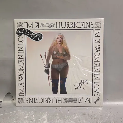 SIGNED LAPSLEY - I'M A HURRICANE I'M A WOMEN IN LOVE VINYL