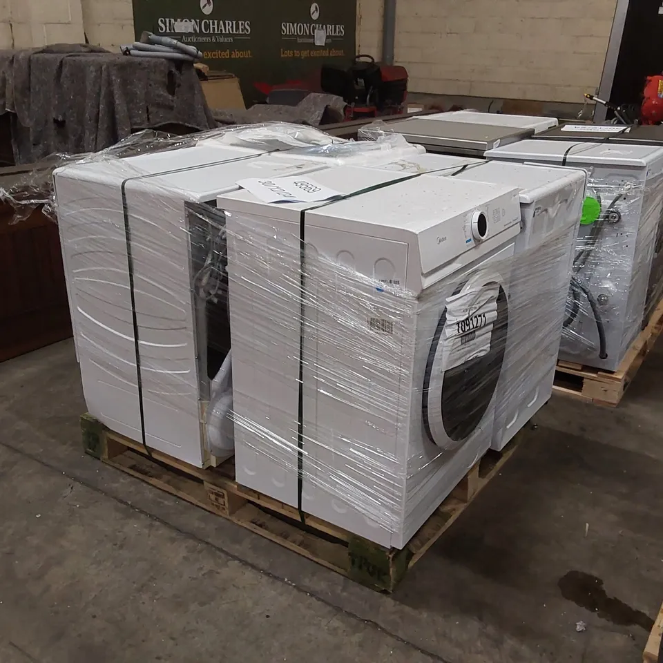 PALLET OF APPROXIMATELY 4 UNPROCESSED RAW RETURN WHITE GOODS TO INCLUDE;