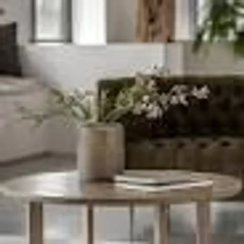 GALLERY DIRECT CRAFT ROUND COFFEE TABLE - VERY 
