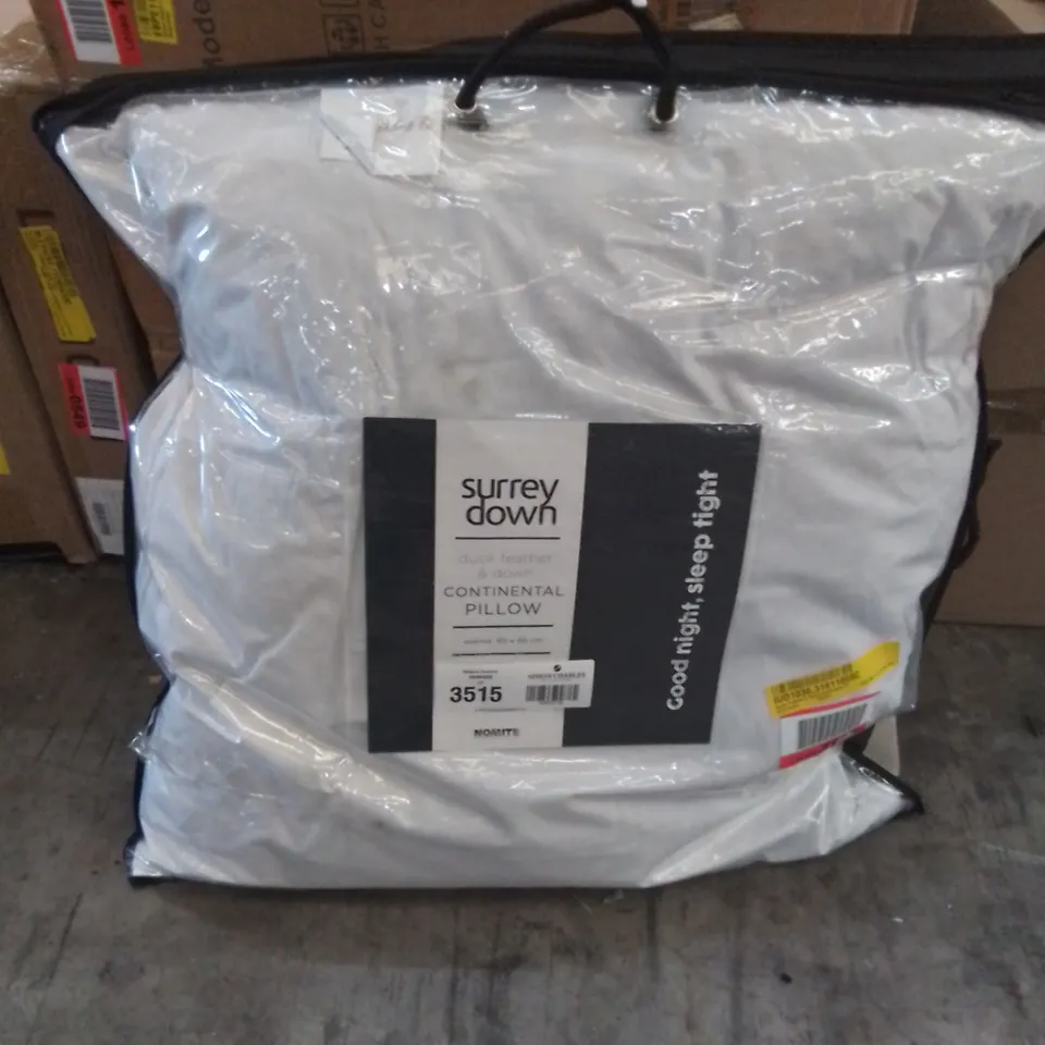 GOOSE FEATHER & DOWN CONTINENTAL PILLOWS 