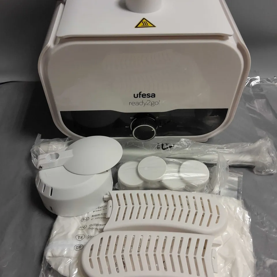 BOXED FESA READY2GO GARMENT DRYER AND IRON IN WHITE 