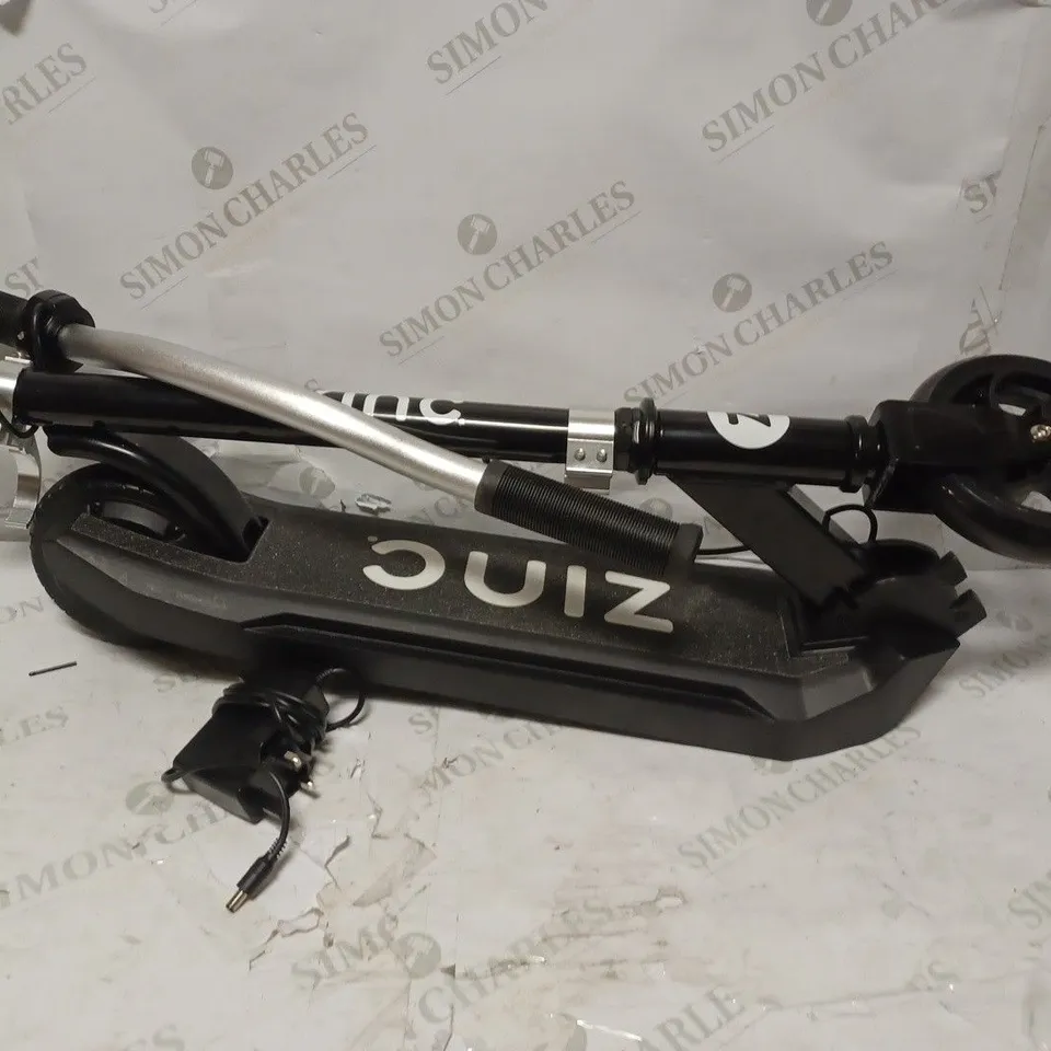 ZINC TWO WHEELED FOLDING LIGHT UP ELECTRIC E5 SCOOTER RRP £149.99