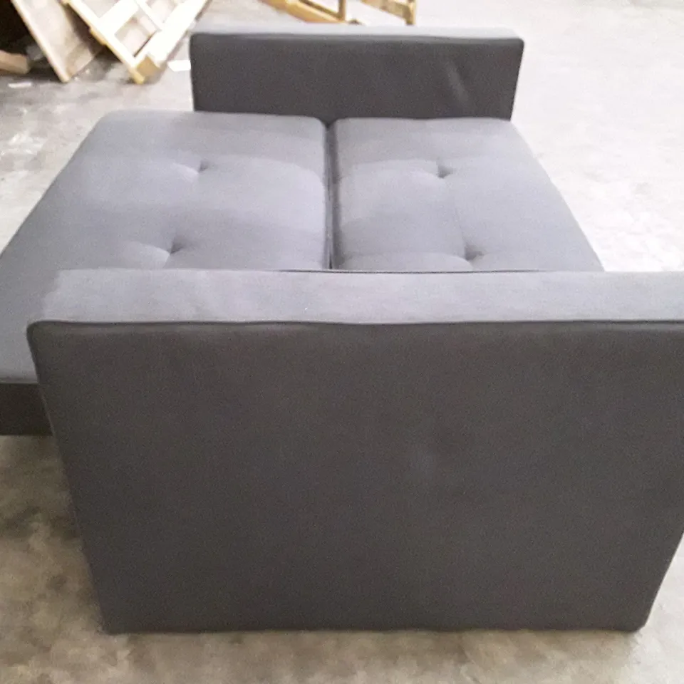 QUALITY DESIGNER CLIC-CLAC SOFA BED - GREY FABRIC
