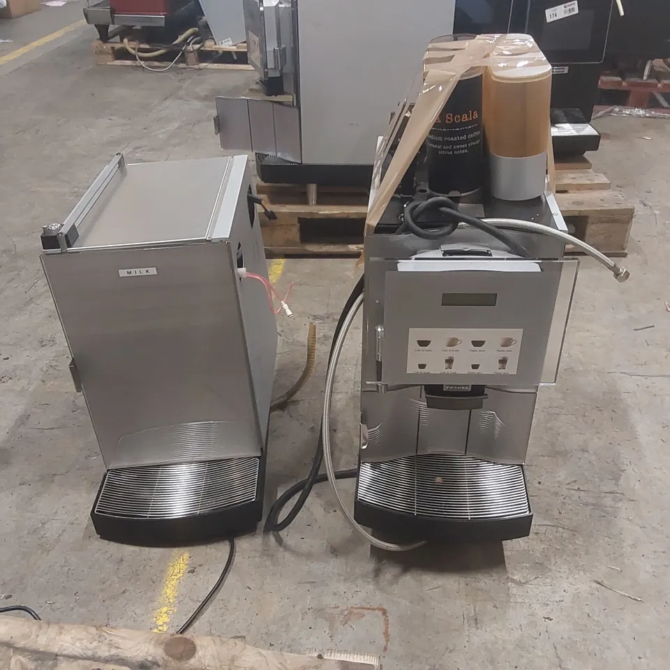 FRANKE COMMERCIAL COFFEE MACHINE WITH MILK CHILLER
