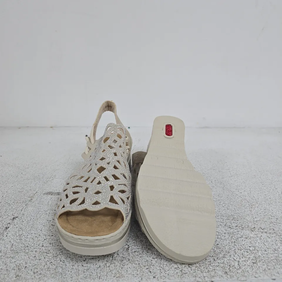 RIEKER WEDGE SANDALS SIZE 6.5