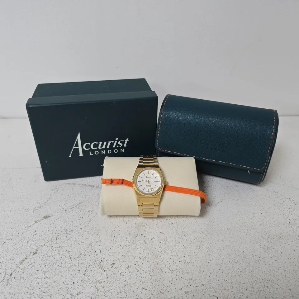 BOXED ACCURIST LONDON ORIGIN AUTO WATCH