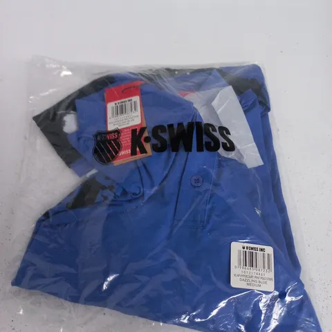 K-SWISS HYPERCOURT PRINT POLO STRIPE – DAZZLING BLUE, MEDIUM