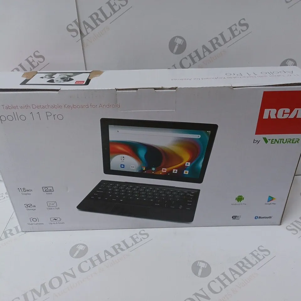 BRAND NEW BOXED VENTURER APOLLO 11 PRO 11.6” TABLET - 32 GB, BLACK