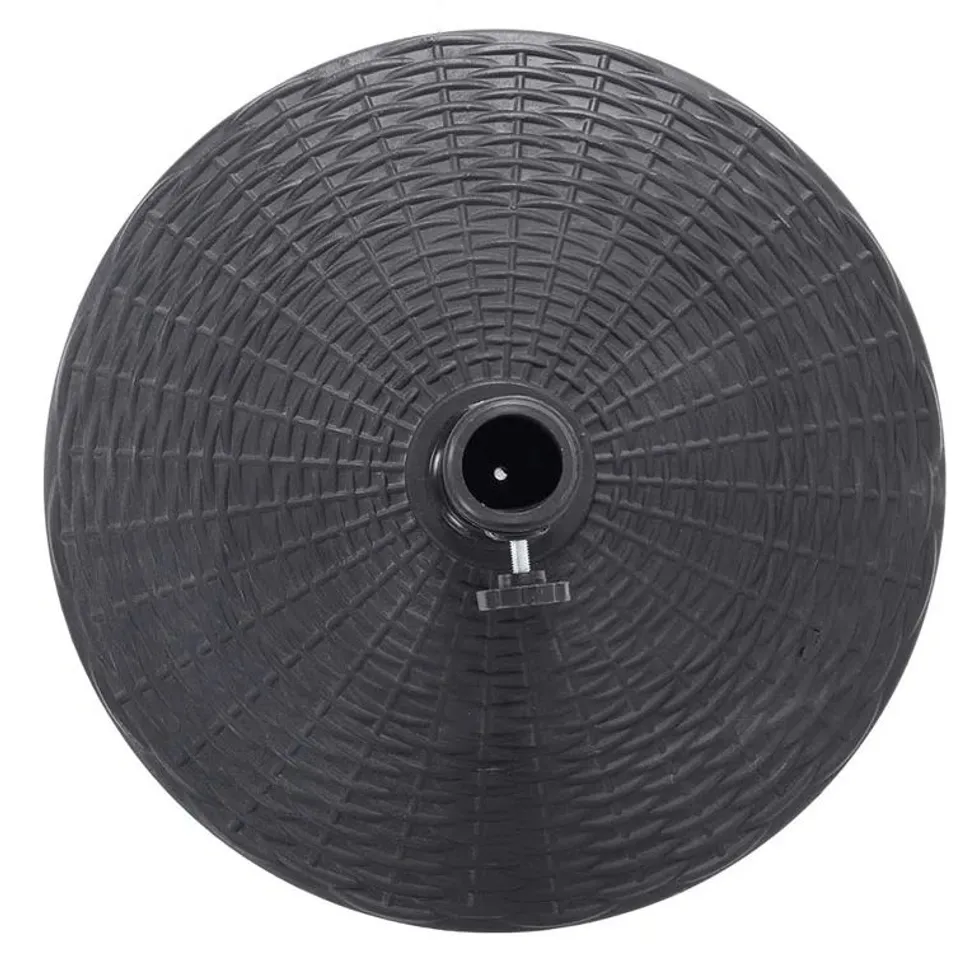 BOXED AARON 14KG PLASTIC FREE STANDING UMBRELLA BASE (1 BOX)