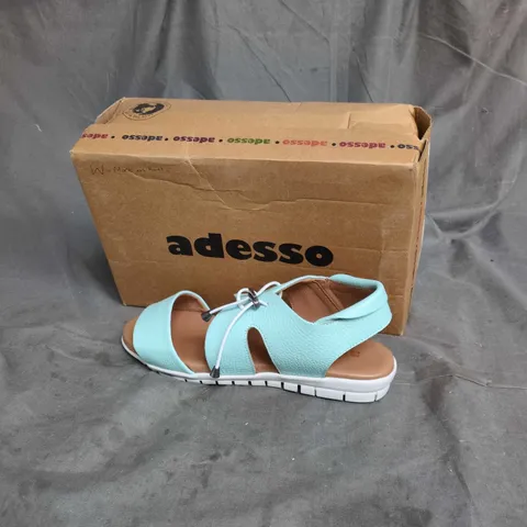 ADESSO TURQUOISE LEATHER SANDALS – WOMEN'S UK 6 (EU 39)