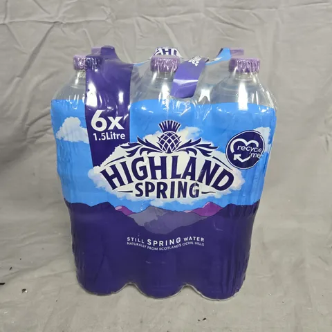 HIGHLAND SPRING STILL WATER 6 X 1.5L MULTIPACK - COLLECTION ONLY