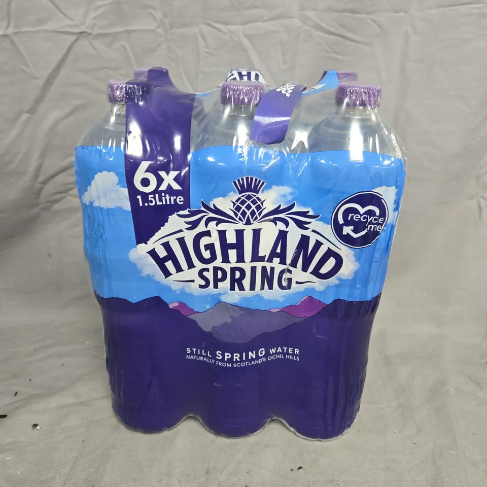 HIGHLAND SPRING STILL WATER 6 X 1.5L MULTIPACK - COLLECTION ONLY