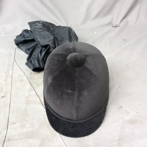 CHARLES OWEN YOUNG RIDERS HELMET – BLACK VELVET, UK 6 7/8 (EU 56)