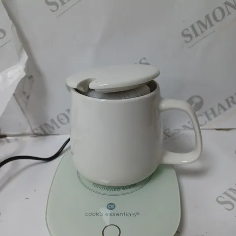 PLUG IN DRINK WARMER SET COLOUR: WHITE
