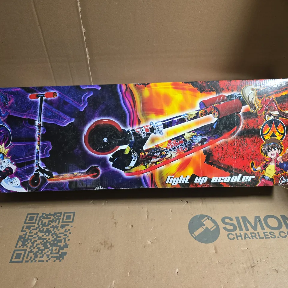 LIGHT UP SCOOTER – CHILDREN'S TOY, BOXED