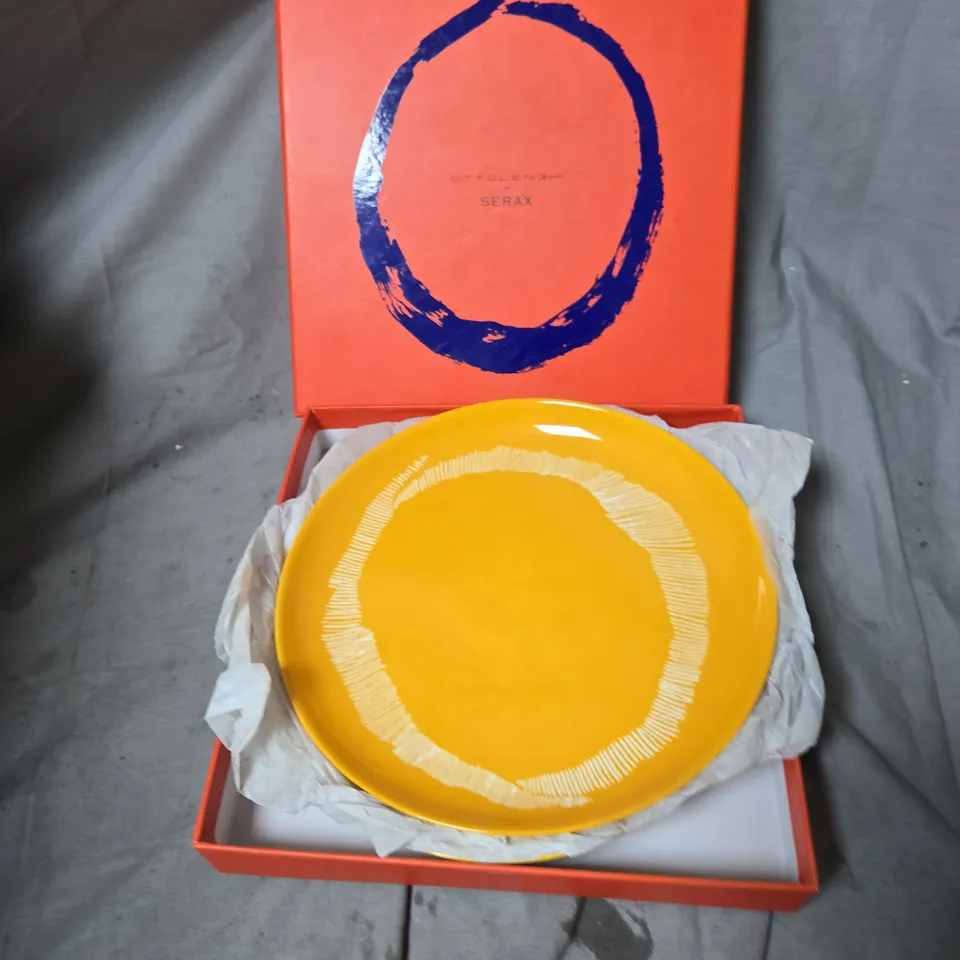 OTTOLENGHI FOR SERAX PLATE – SUNNY YELLOW, SET OF 3  BOXED