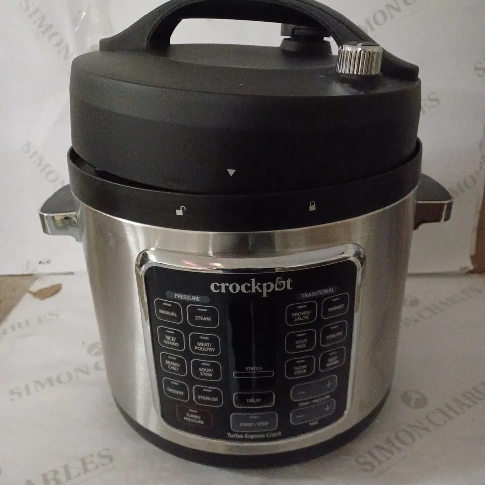 CROCKPOT TURBO EXPRESS PRESSURE MULTICOOKER