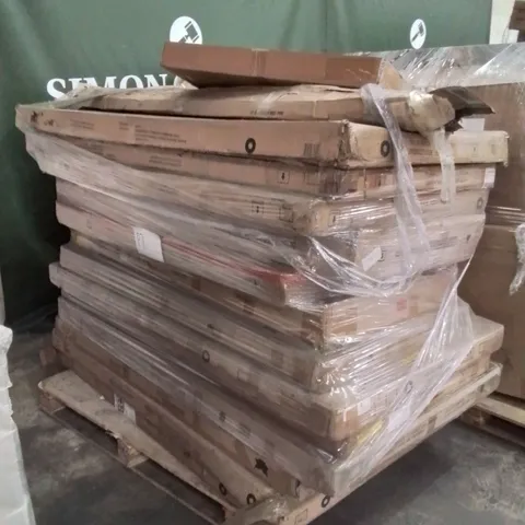 PALLET OF ASSORTED DESIGNER FLATPACK FURNITURE 