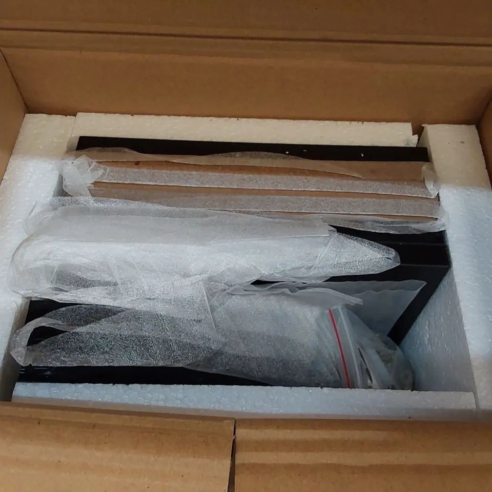 BOXED CORNER SHELF - BLACK (1 BOX)