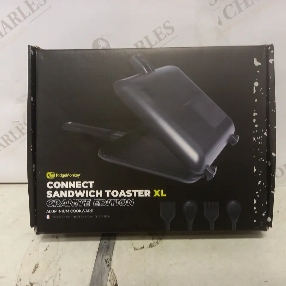 BOXED RIDGEMONKEY CONNECT SANDWICH TOASTER XL GRANITE EDITION 
